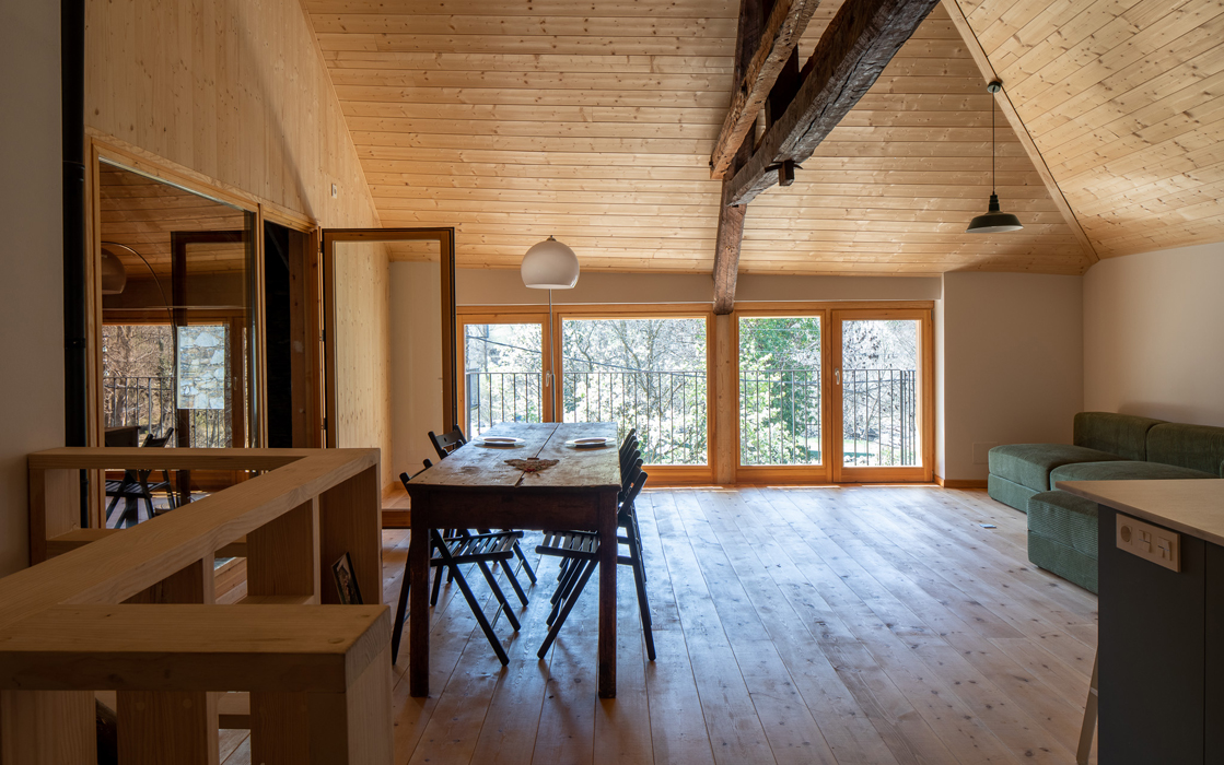 Reforma d'habitatge tradicional a Boren, Pallars Sobirà