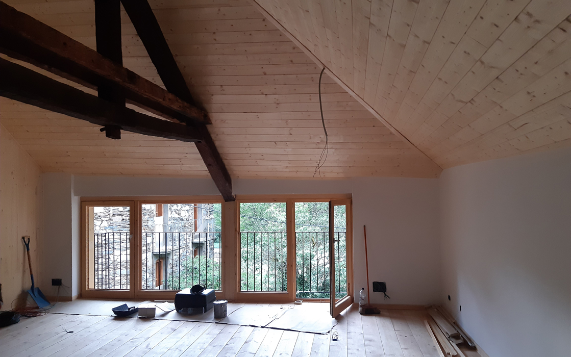 Reforma d'habitatge tradicional a Boren, Pallars Sobirà