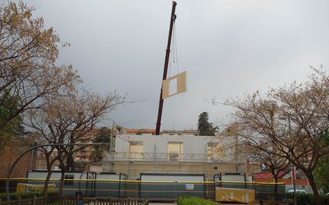 Rehabilitació i ampliació de Casal de barri Can Portabella a Barcelona