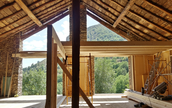 Habitatge en una era existent a Cerbi
