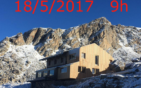 Segona ampliació del refugi del Colomina
