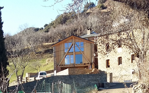 Habitatge en una era existent a Enviny
