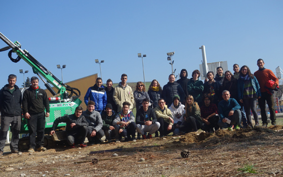 Aula autoconstruida pels alumnes de l'institut Guillem Cata a Manresa