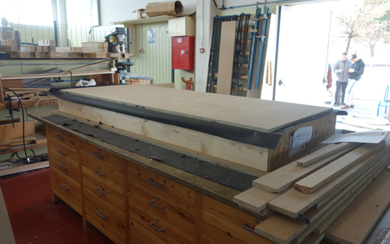 Aula autoconstruida pels alumnes de l'institut Guillem Cata a Manresa