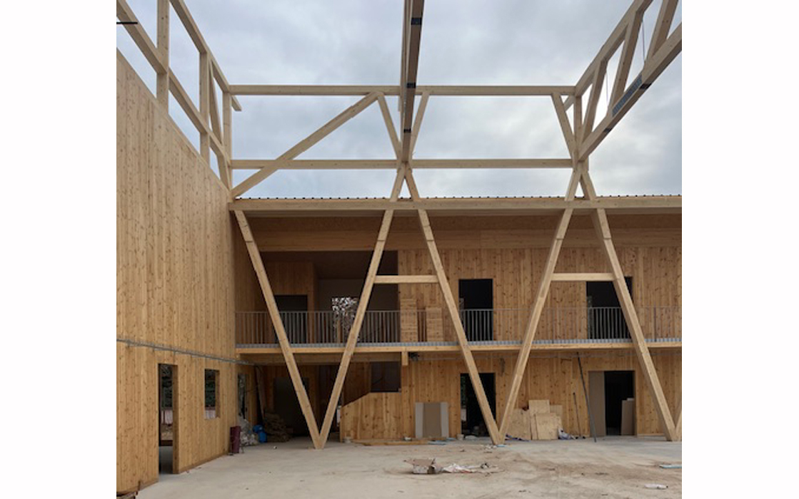 Centre Tecnològic forestal de Catalunya, edificis Hub i Biomarket a Olius