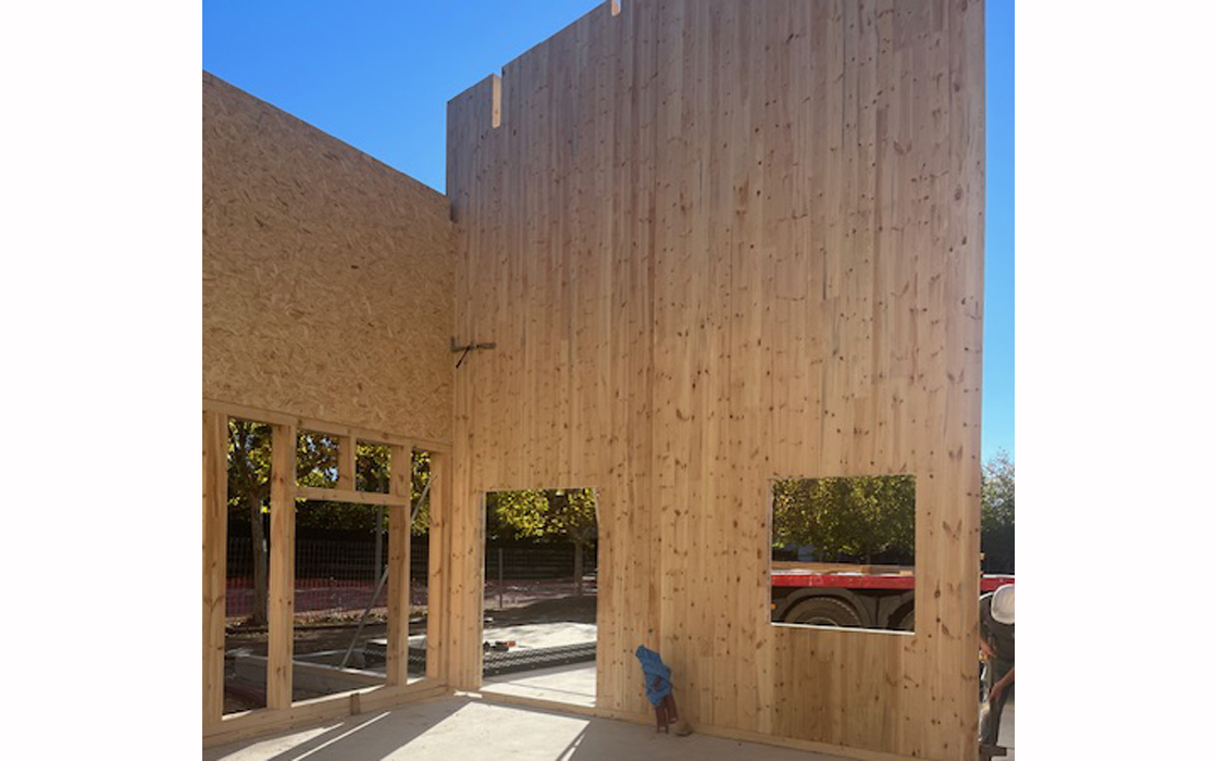 Centre Tecnològic forestal de Catalunya, edificis Hub i Biomarket a Olius