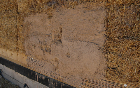 Allotjament rural amb estructura i palla