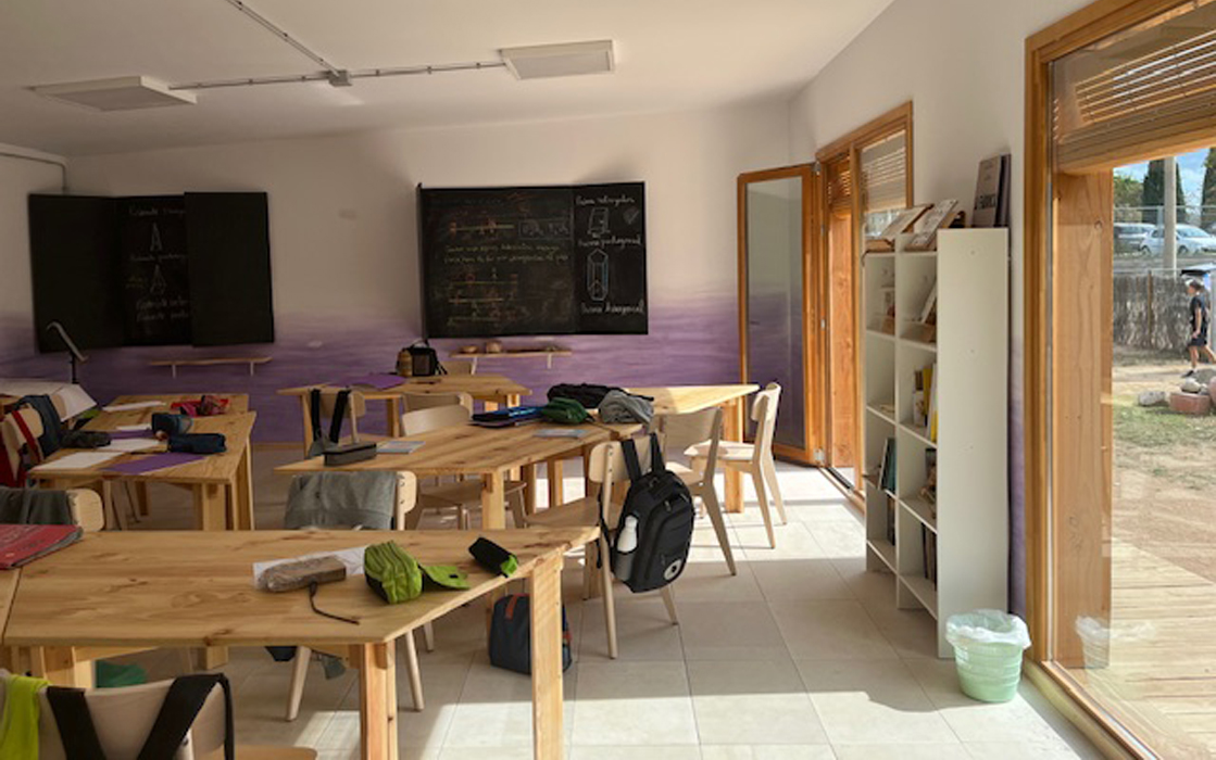 Aula Escola La Font a Vic